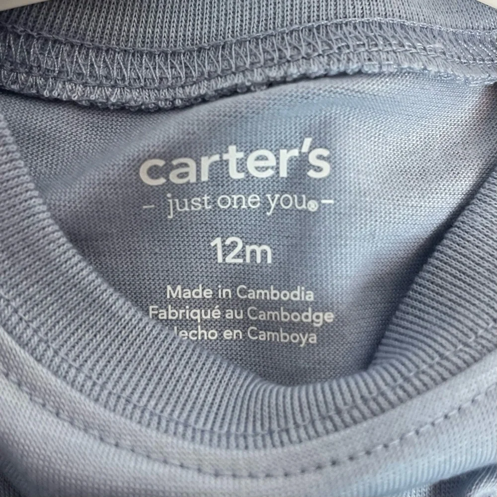 Carter's Toddler Boys' Blue 2pc 'Hauling Off to Bed' Pajama Set Size 12M New!